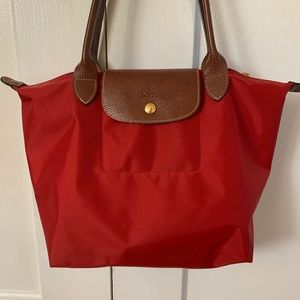 ❌SOLD ❌ Red Langchamp Small Tote Bag 👜